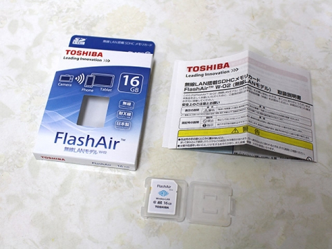 東芝 FlashAir W-02 SD-WC016G [16GB]