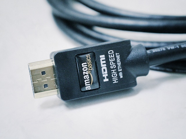 HDMIケーブルはAmazonベーシックが安い！しかも1年保証付き！