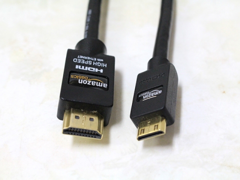 HDMIケーブル 片側HDMI miniタイプ
