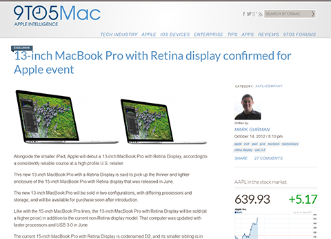 13-inch MacBook Pro with Retina display confirmed for Apple event - 9to5Mac