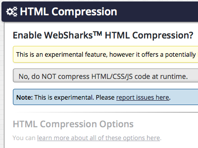 HTML Compression
