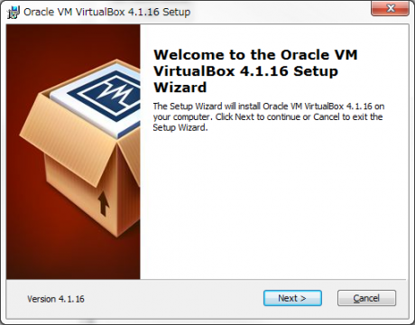 VirtualBox インストール01