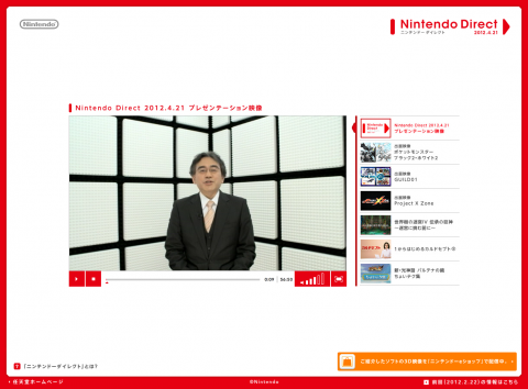 Nintendo Direct 2012.4.21｜Nintendo