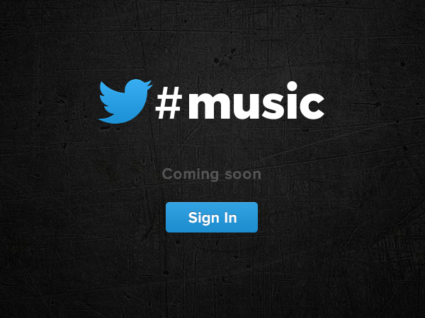 Twitter Music公式サイト Coming soon
