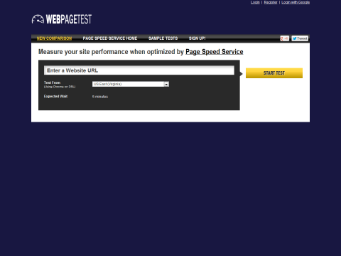 WebPagetest - Comparison Test
